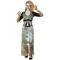 Small Green & Black Zombie Bride Women's Costume